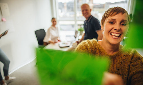 Business team working on creative ideas