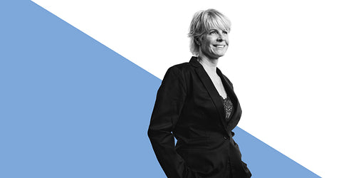 Smiling businesswoman in formal clothes