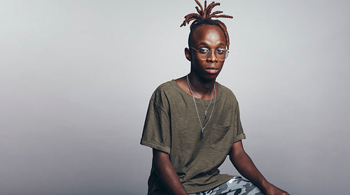 African male with dreadlocks