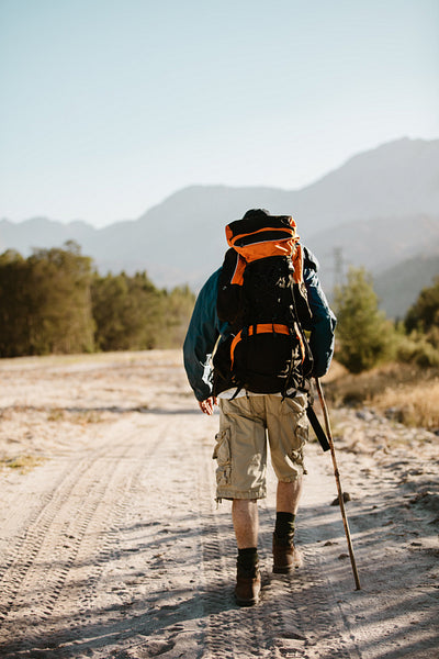 Exploring the nature on foot