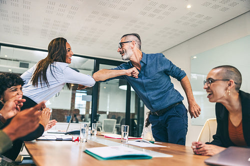 The new way of greeting