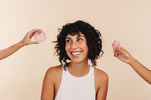 Menstrual disc or menstrual cup?
