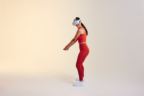 Golfing in virtual reality