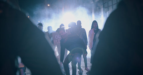 Activists march and rally against gun violence