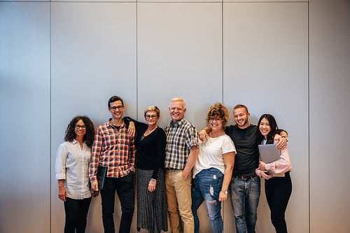 Portrait of a successful business team