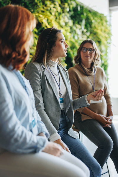 Productive office meeting: Dynamic collaboration and teamwork