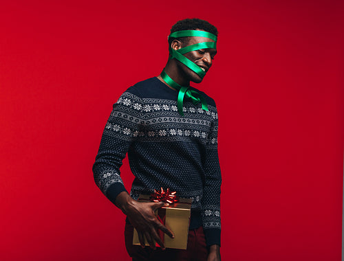 African man with a gift