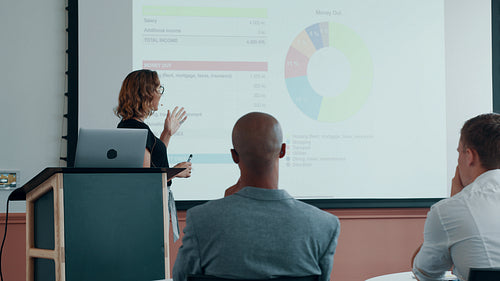 Productive and successful business presentation