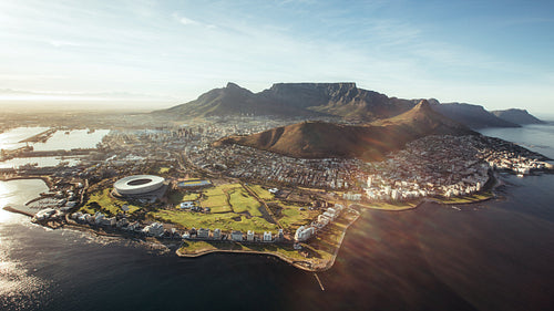 Aerial view of Cape Town, South Africa