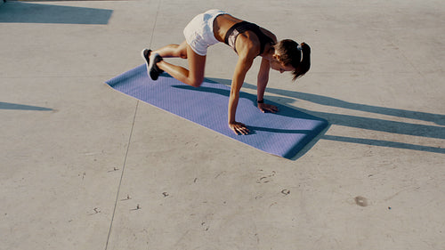 Mountain climber exercise