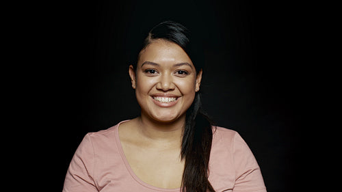 Beautiful woman laughing