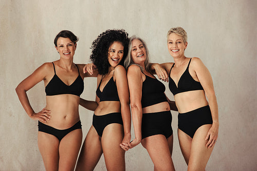 Gorgeous natural women celebrating their bodies