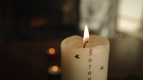 Christmas advent Candle
