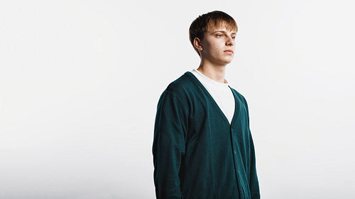 Portrait of young man