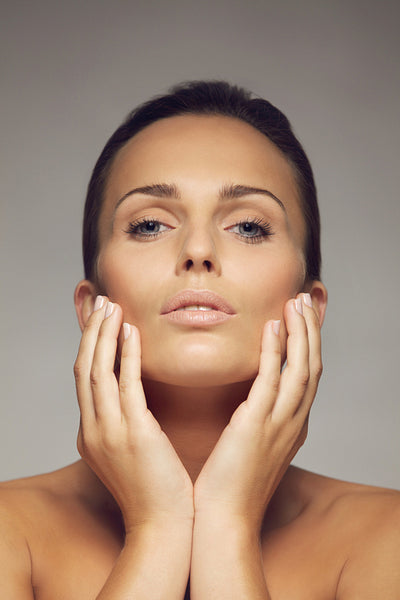 Natural beauty with beautiful skin