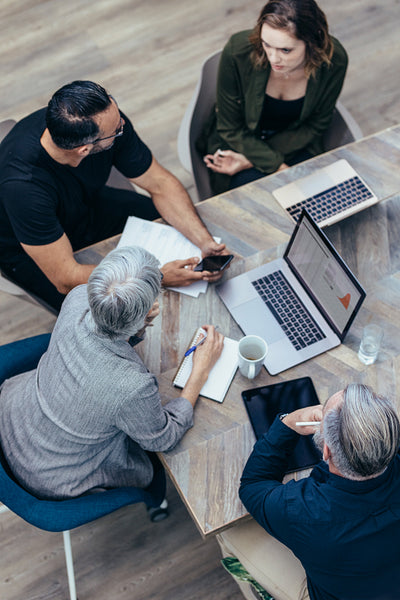 Business people discussing new plan in a meeting