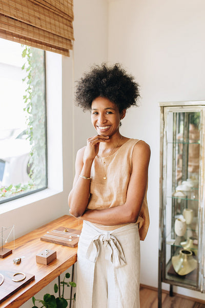 Satisfied ornament designer and seller