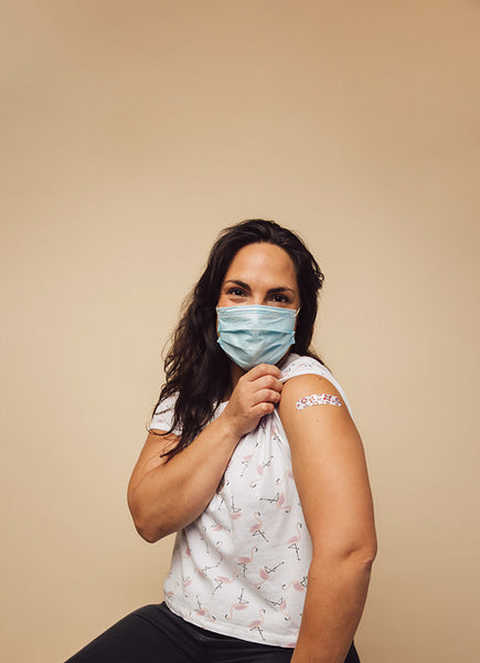 Mature female received vaccine