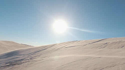 Motocross racer in action