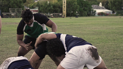 Rugby finals in action