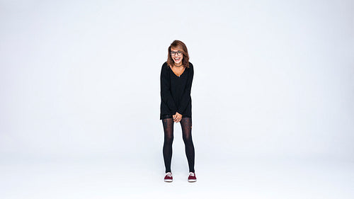 Young woman looking at camera