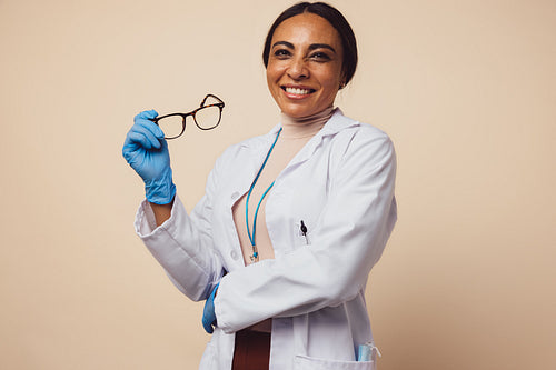 Portrait of a confident female doctor