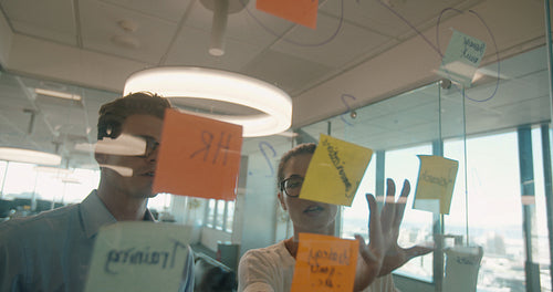 Business colleagues discussing new ideas