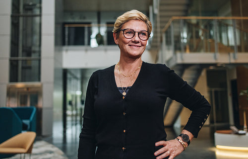 Portrait of confident mature businesswoman