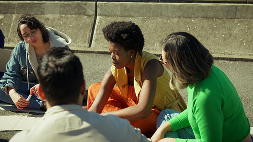 Youth group discusses social action