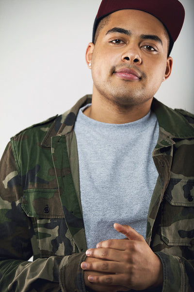 Portrait of young man in casuals