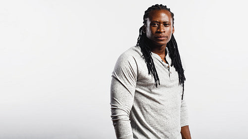 African man with dreadlocks