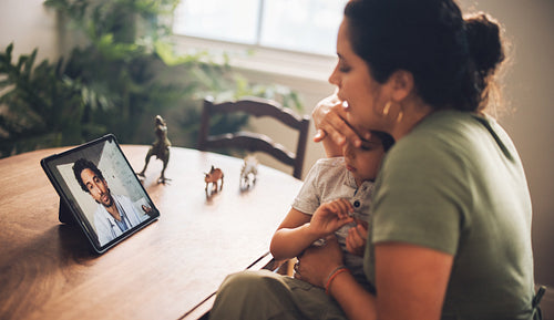 Online consultation with doctor