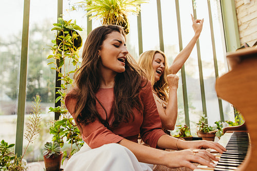 Singing during vacation