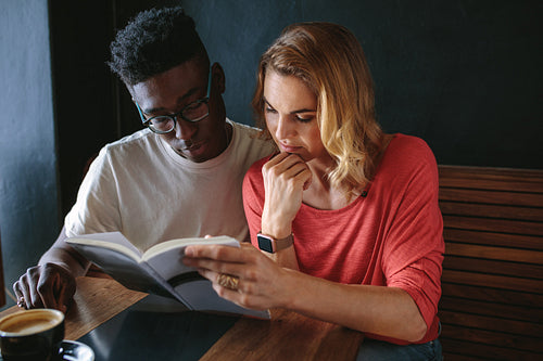 Friends at a coffee shop