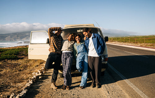 Friendship and freedom captured on a coastal road trip