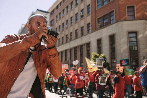 Freelance photographer journalist