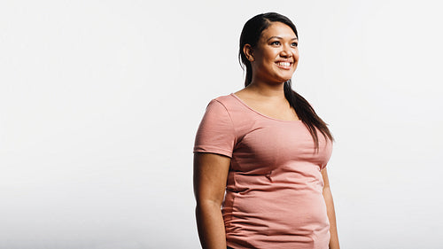 Portrait of smiling woman