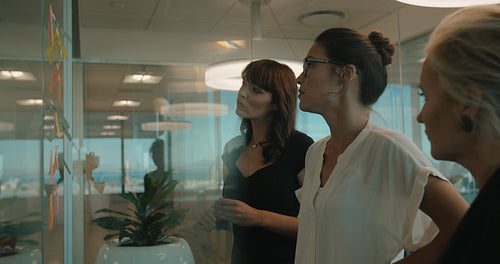 Business team brainstorming over new ideas