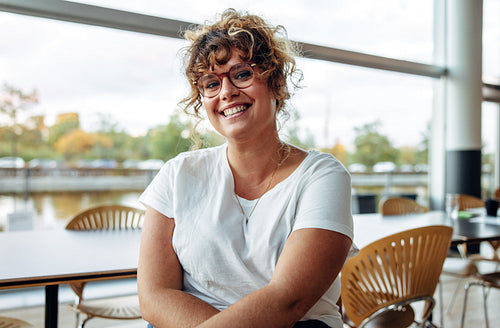 Portrait of a confident woman in office
