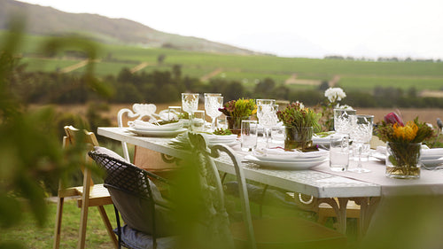 Beautiful table place setting