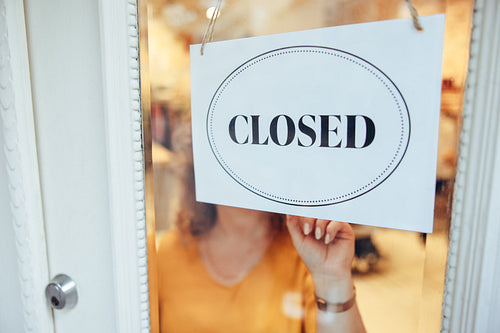 Fashion store closed