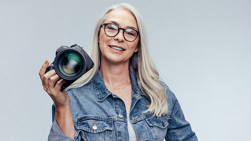 Senior professional photographer