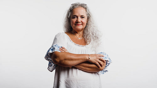 Portrait of senior woman