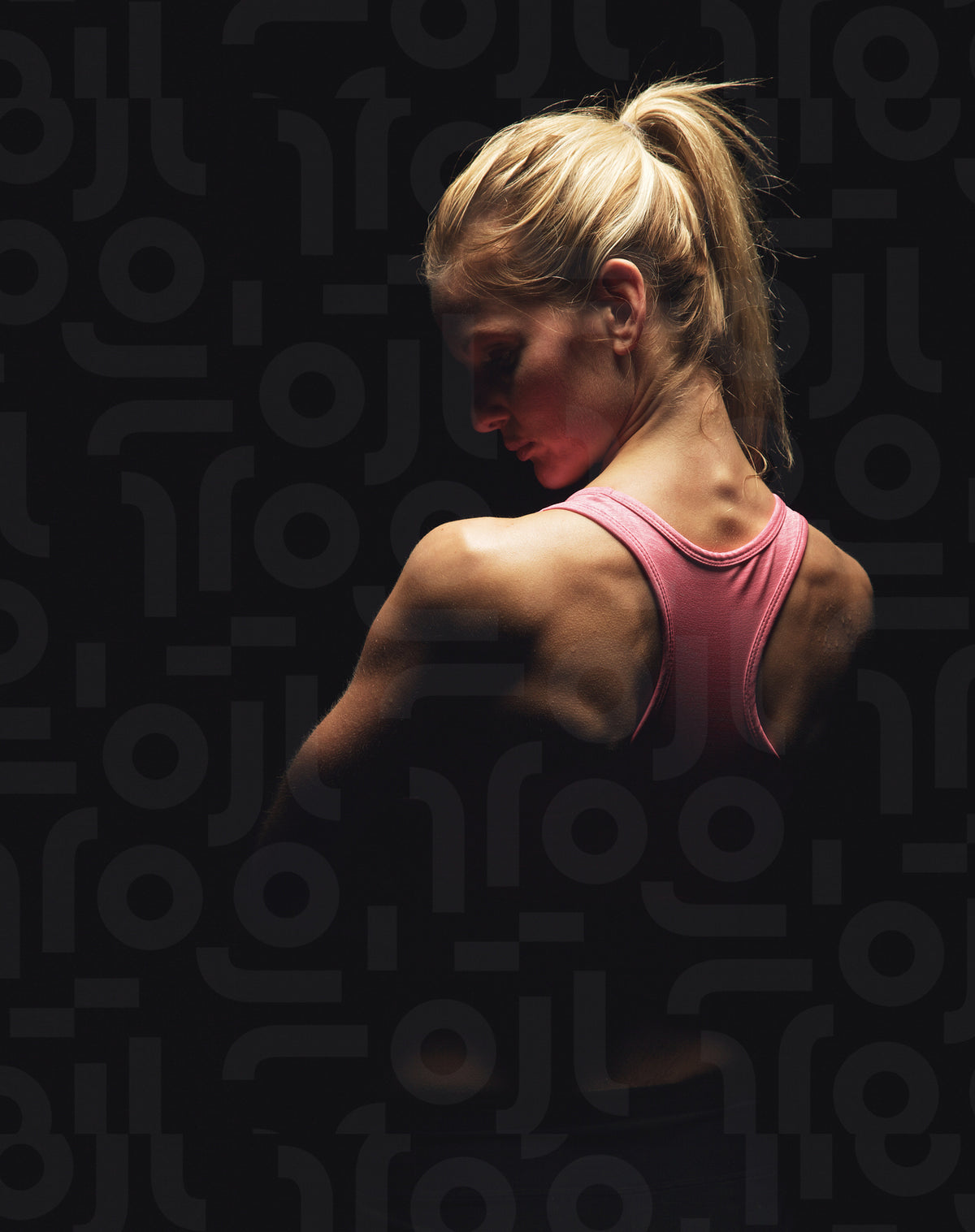 Fitness Model's Back – Jacob Lund Photography Store- premium stock photo