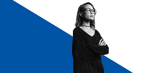 Woman standing with arms crossed