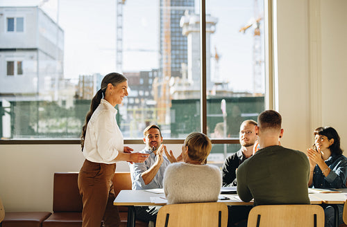 Successful business team