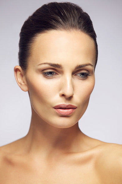 Beautiful young lady with natural makeup