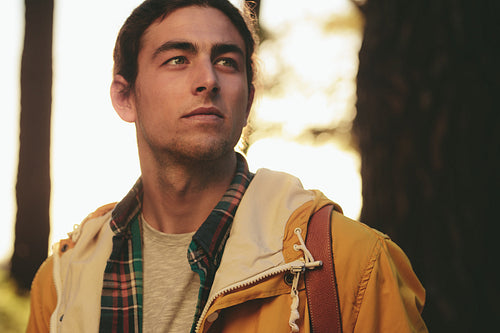 Close up portrait of a man