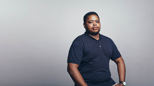 Portrait of an african american man