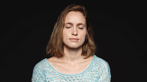 Portrait of a young woman